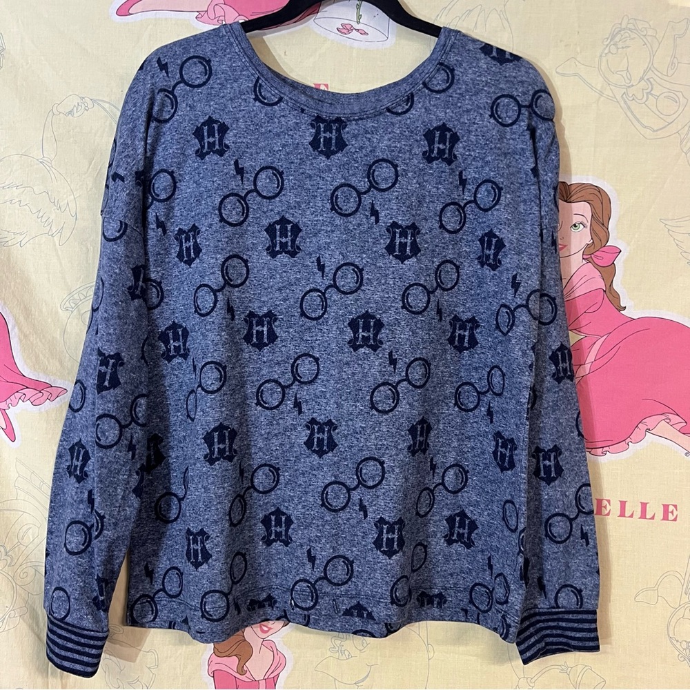 Harry Potter Wizarding World Soft Blue Sweater